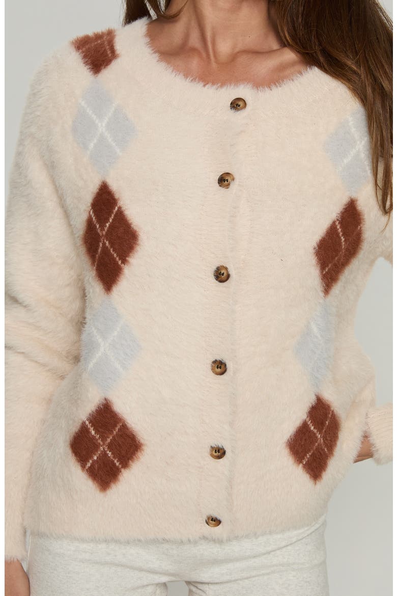 Nancey Argyle Cardigan, Alternate, color, MULTI