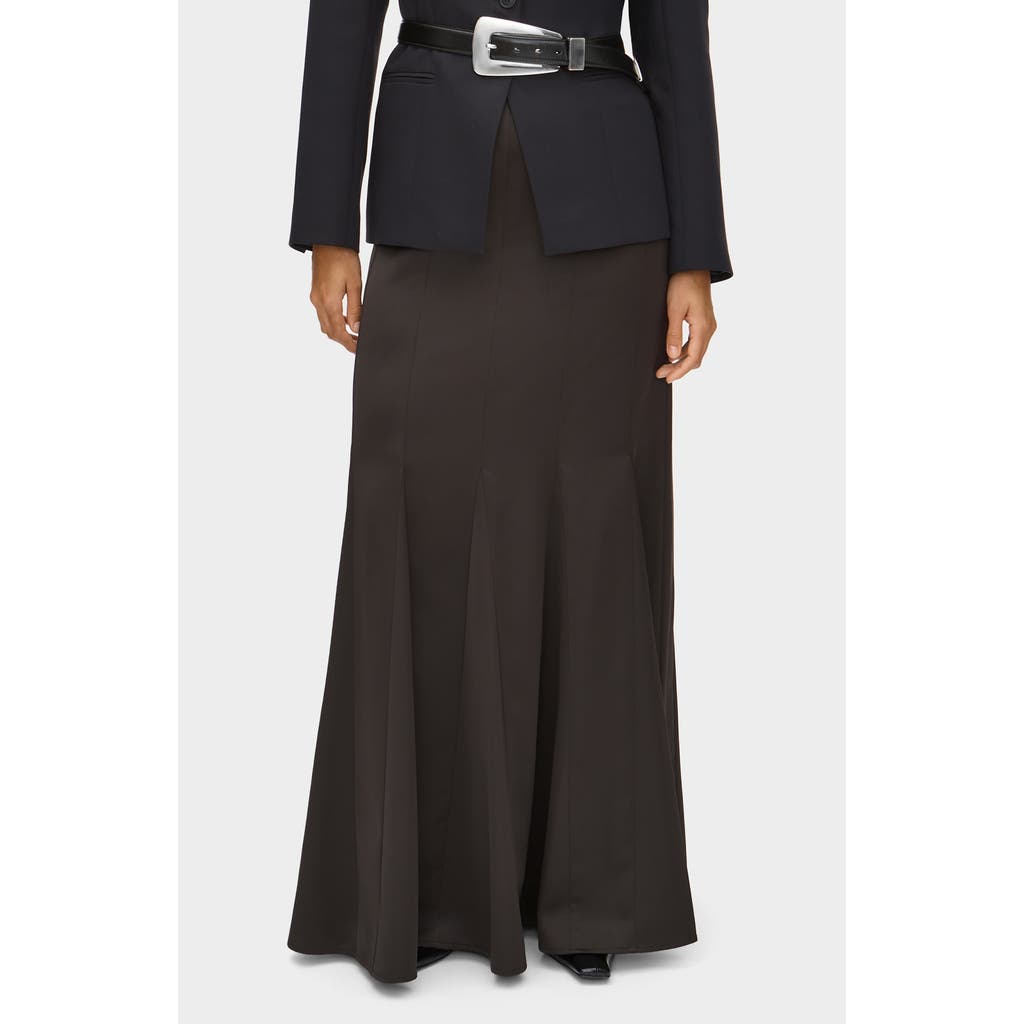 Aligne Antonio Satin Skirt In Black