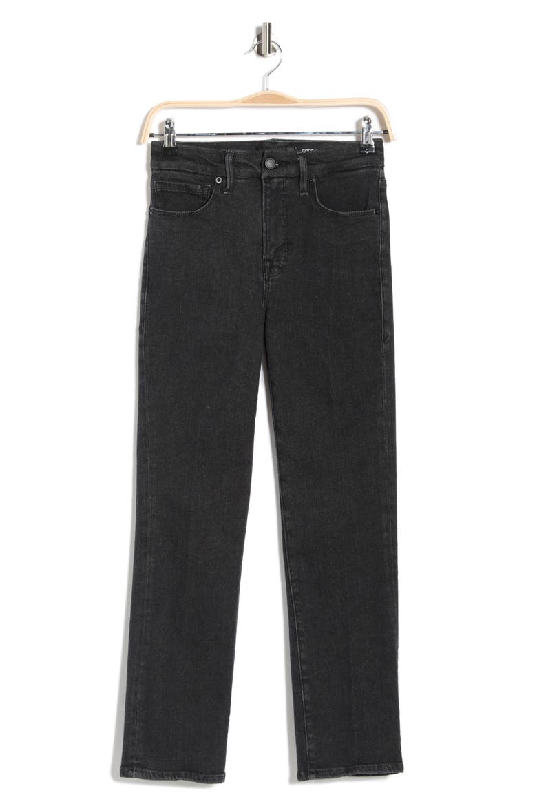 Good Legs Ankle Straight Jeans, Alternate, color, BLACK184