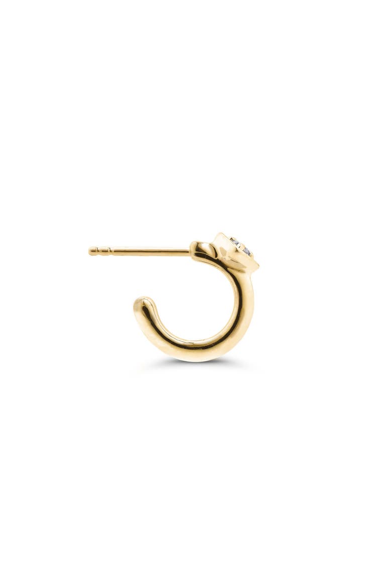 Perfectionist Hoop, Alternate, color, Yellow Gold