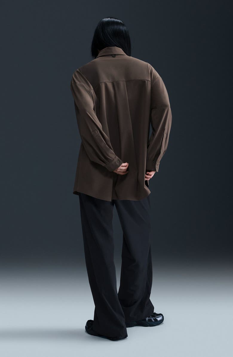 Nike 24.7 Dri-Fit Button-Up Shirt, Alternate, color, Ironstone/ Ironstone