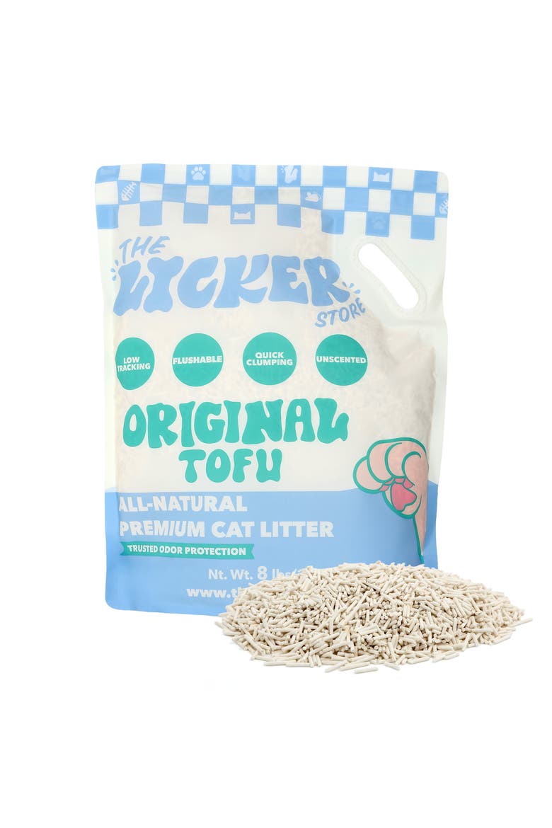 Ultra Absorbent Tofu Cat Litter, Fast Clumping & Flushable, Odor Control, Low Dust, Main, color, 8 LBS