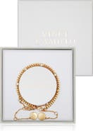 Vince Camuto Set of 2 Curb & Station Line Bracelets