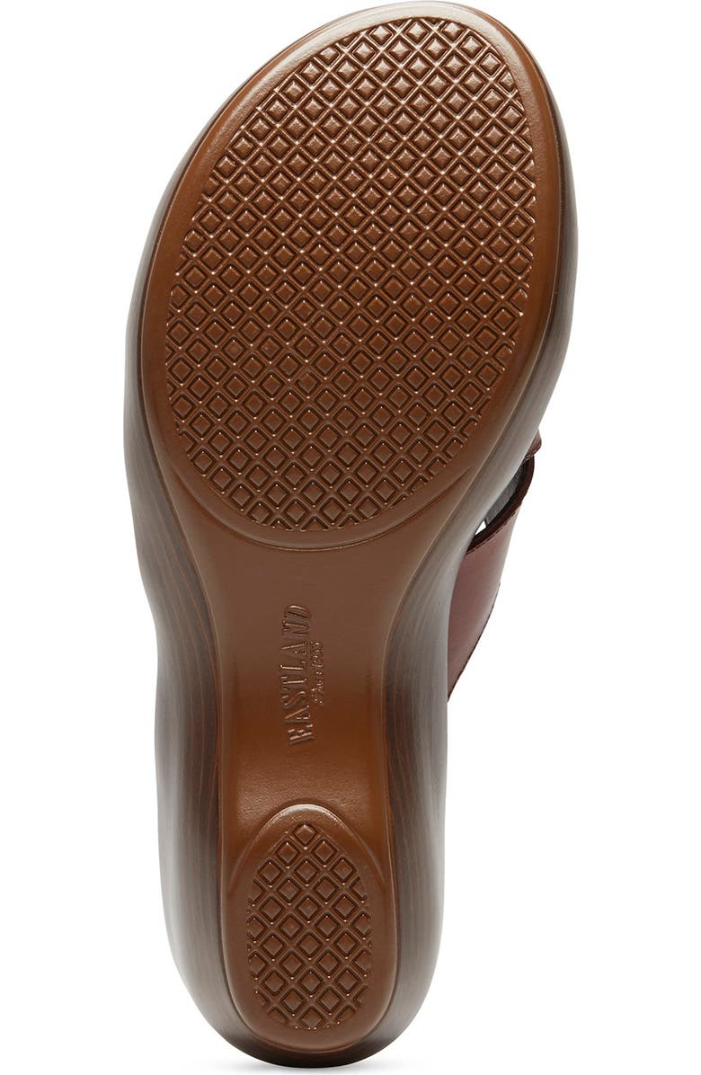 Eastland Poppy Platform Wedge Sandal, Alternate, color, Mahogany