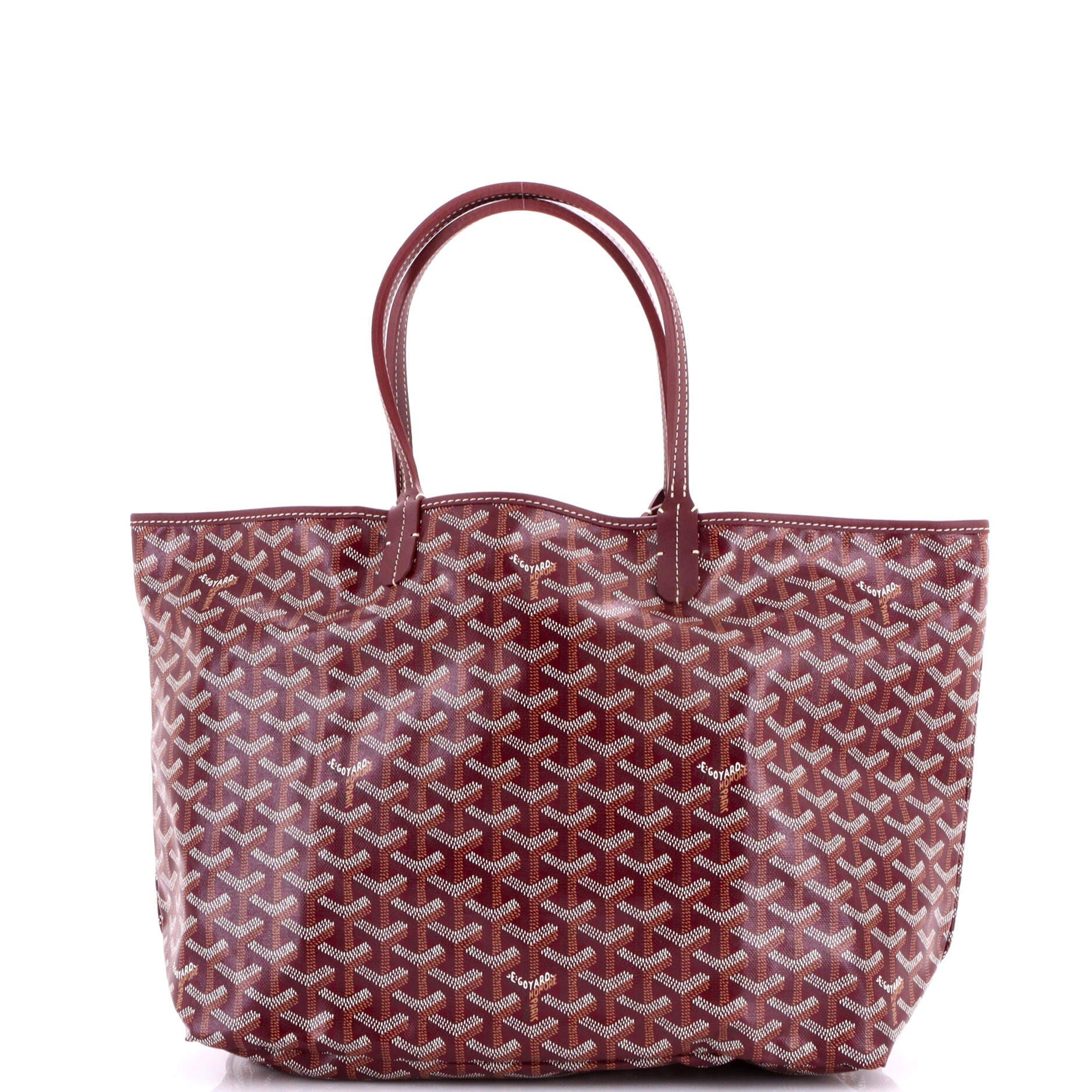 Pre-Owned Goyard Saint Louis Tote Coated Canvas PM, Main, color, Rose Gold