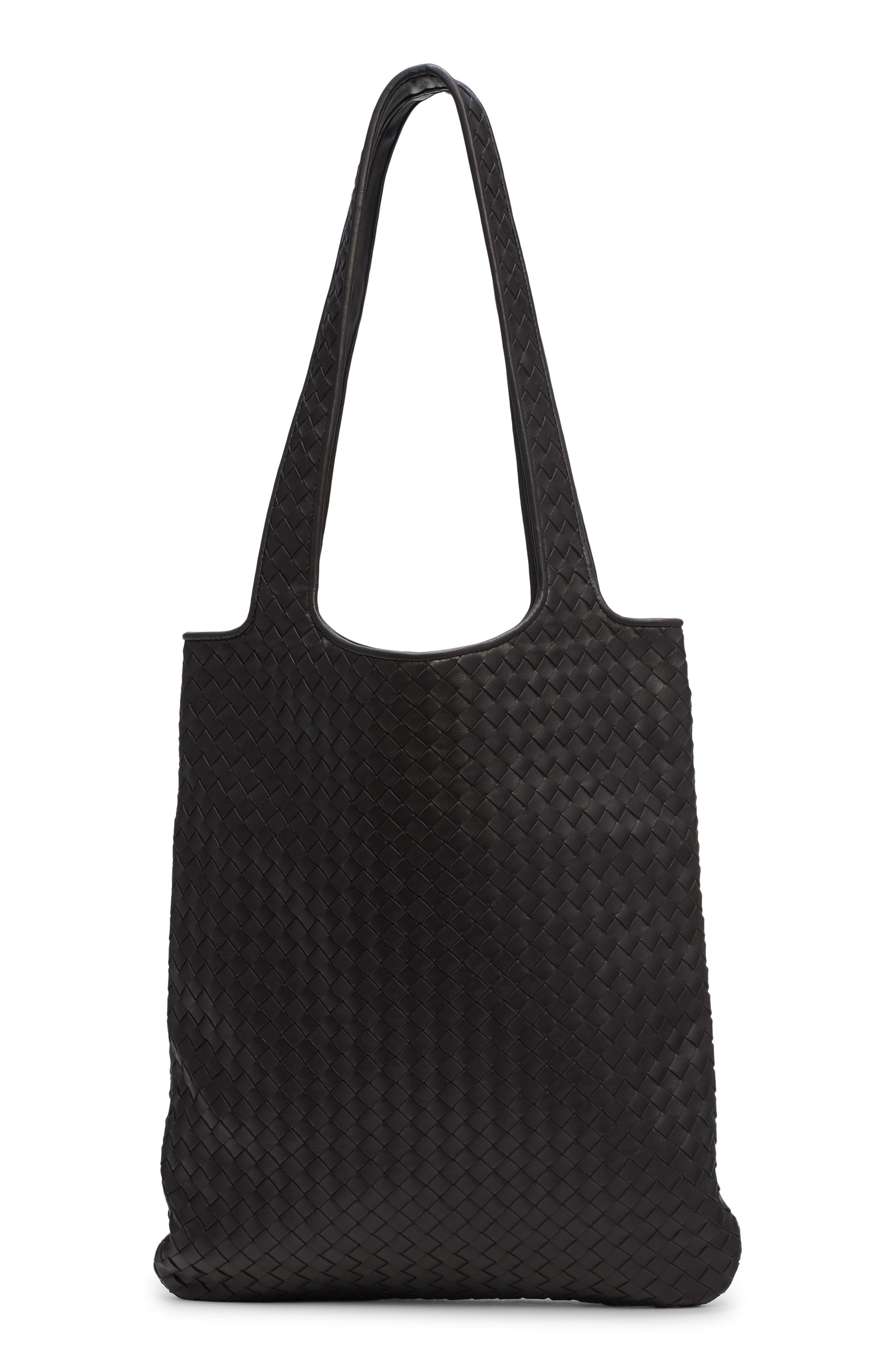 Bottega Veneta Veneto Small Intrecciato Leather Tote, Main, color, 2008 Espresso-Silver
