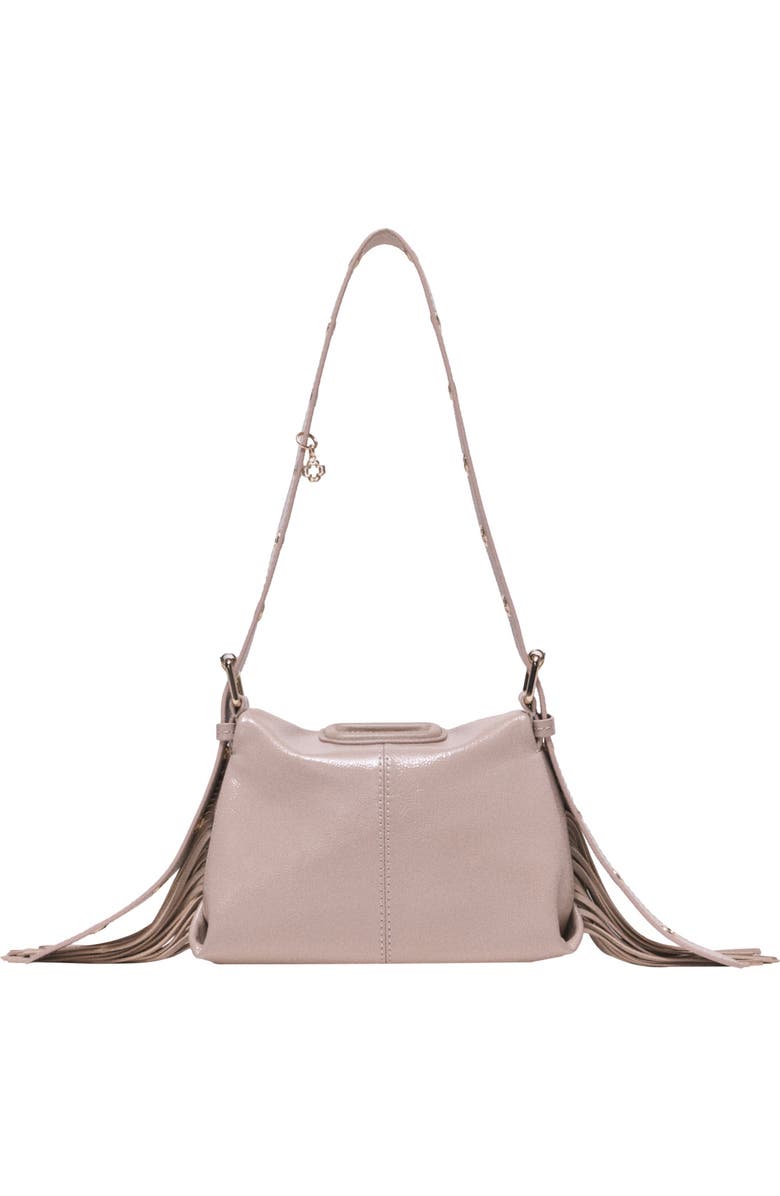 maje Naplak leather Miss M Mini bag, Main, color, Navy