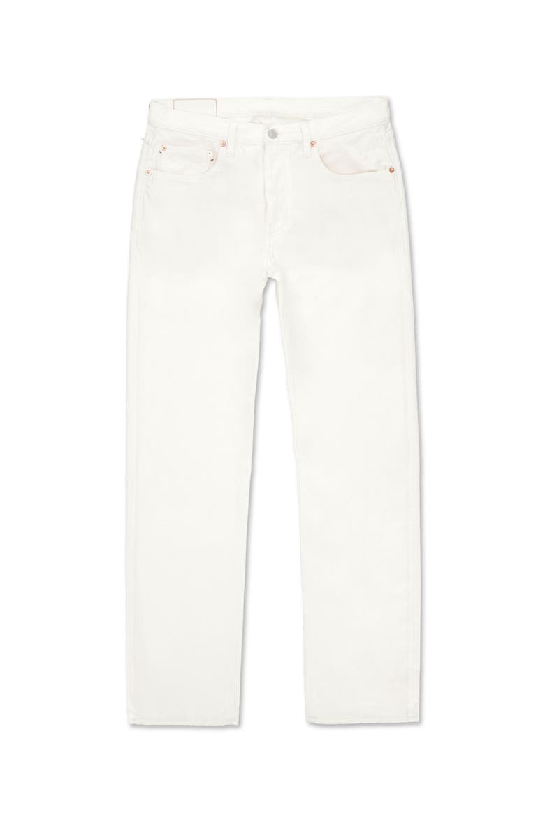 356 Jaky Japan Selvedge 5-Pocket Regular Fit White Denim, Main, color, OFF WHITE