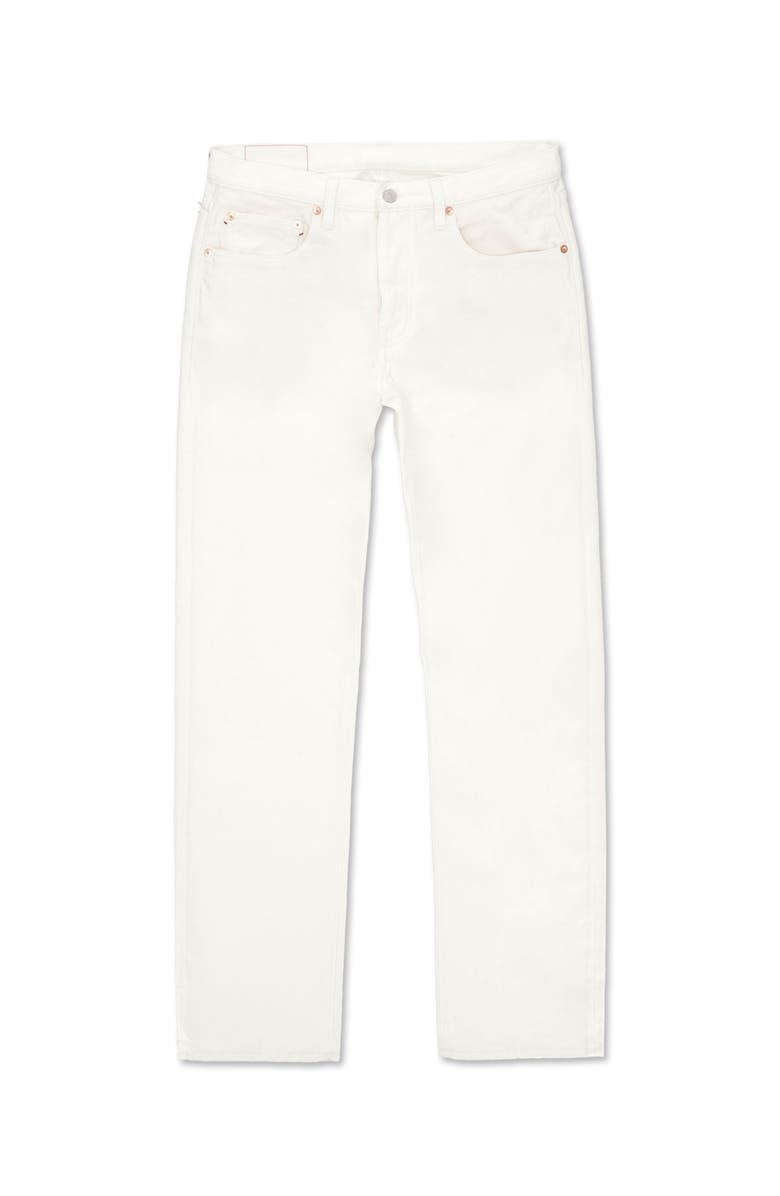Fortela 356 Jaky Japan Selvedge 5-Pocket Regular Fit White Denim, Main, color, Off White