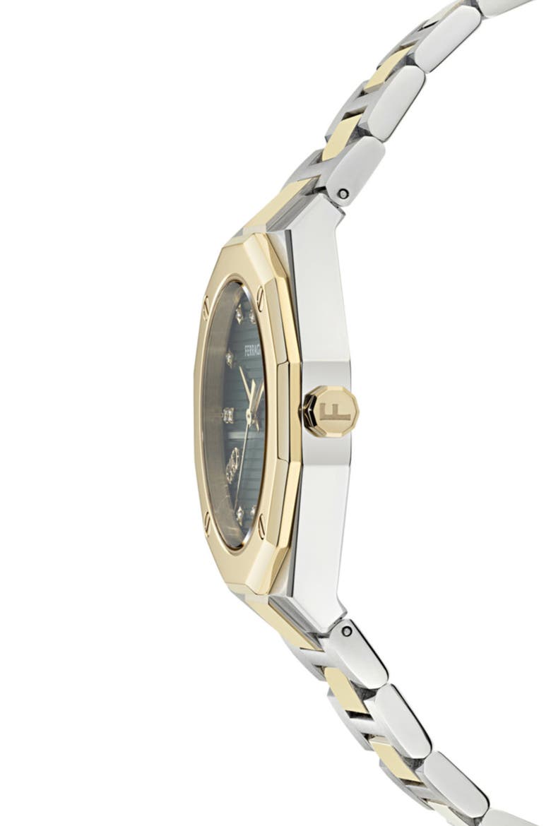 Edge Bracelet Watch, 34mm, Alternate, color, TWO TONE