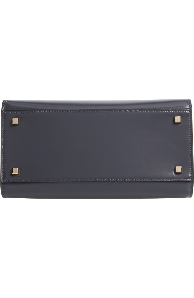 Valextra Iside Medium Top Handle Bag, Alternate, color,