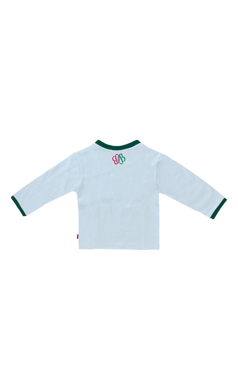 Bits & Bows Golf Cart Santa Long Sleeve T-Shirt, Alternate, color, Blue