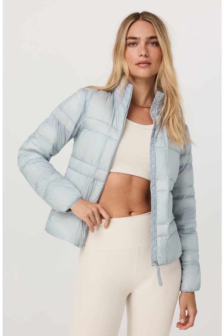 Coordinate 650 Fill Power Packable Down Jacket, Alternate, color, BLUE HAZE