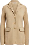 Lauren Ralph Lauren Combed Cotton Blend Blazer