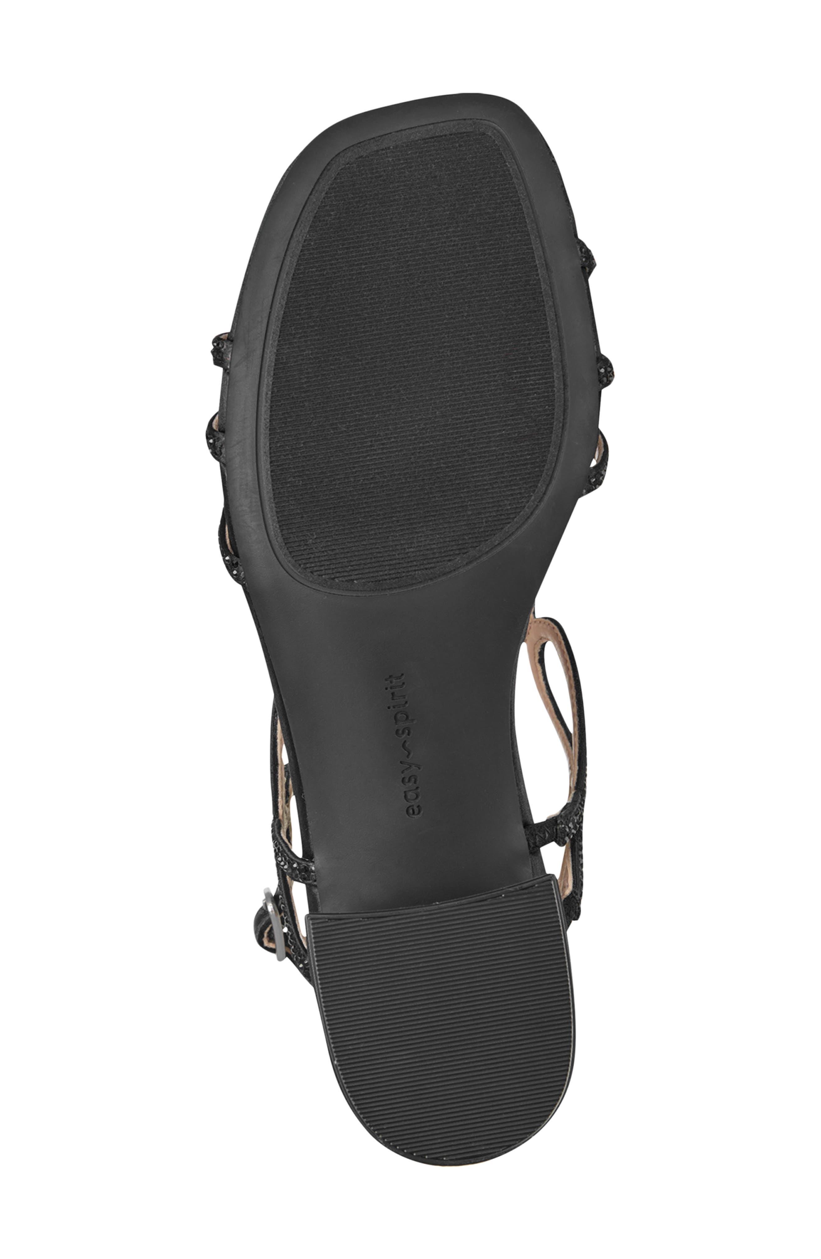 Easy Spirit Yana Block Heel Sandal - Wide Width Available, Alternate, color, Black