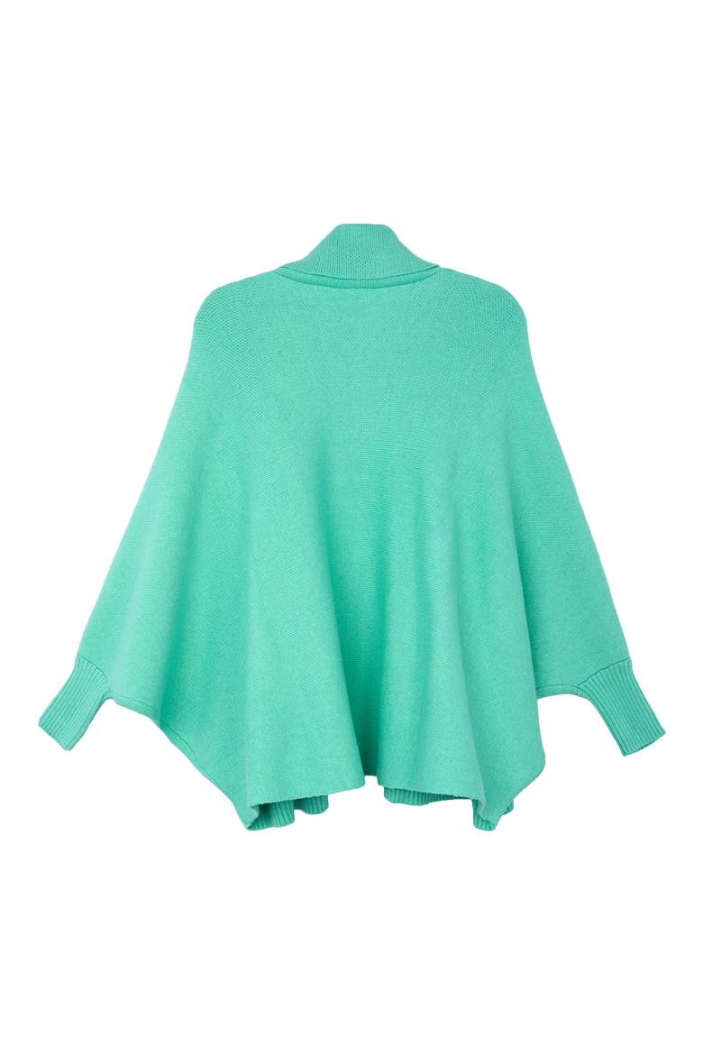 Oversize Ribbed Knit Cardigan, Alternate, color, AQUA