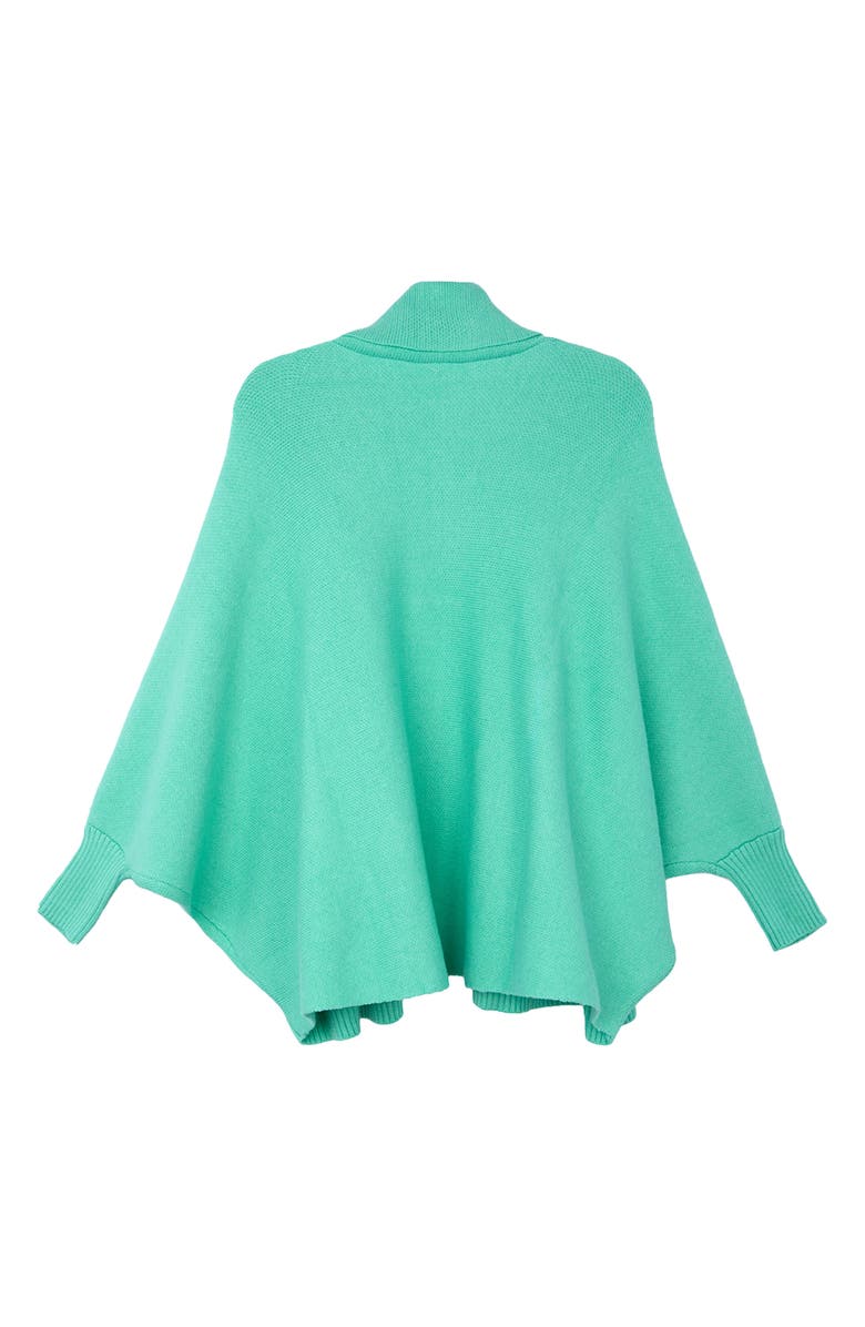SAACHI Oversize Ribbed Knit Cardigan, Alternate, color, Aqua