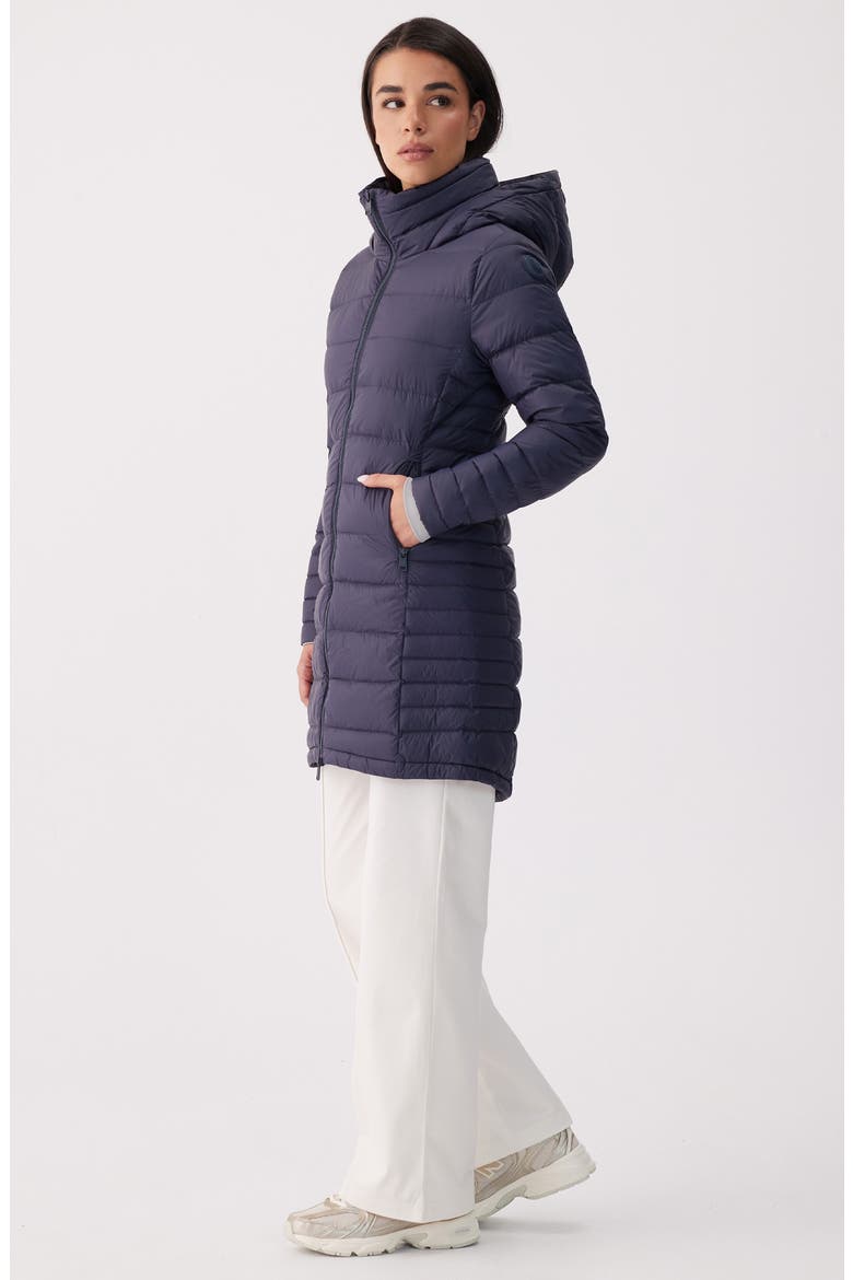 Clara Water Repellent 650 Fill Power Down Puffer Jacket, Alternate, color, OUTERSPACE