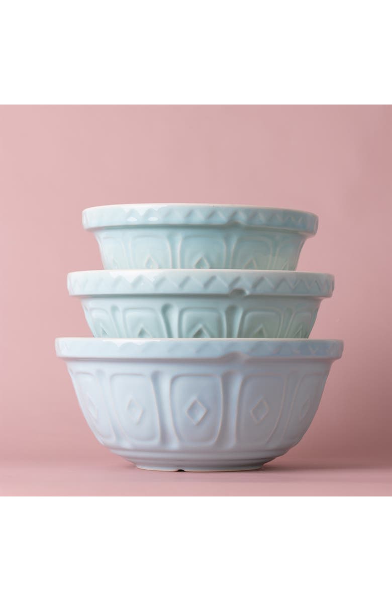 MASON CASH Color Mix Powder Blue Size 12 Mixing Bowl, 4.25 Quart, Alternate, color, Powder Blue
