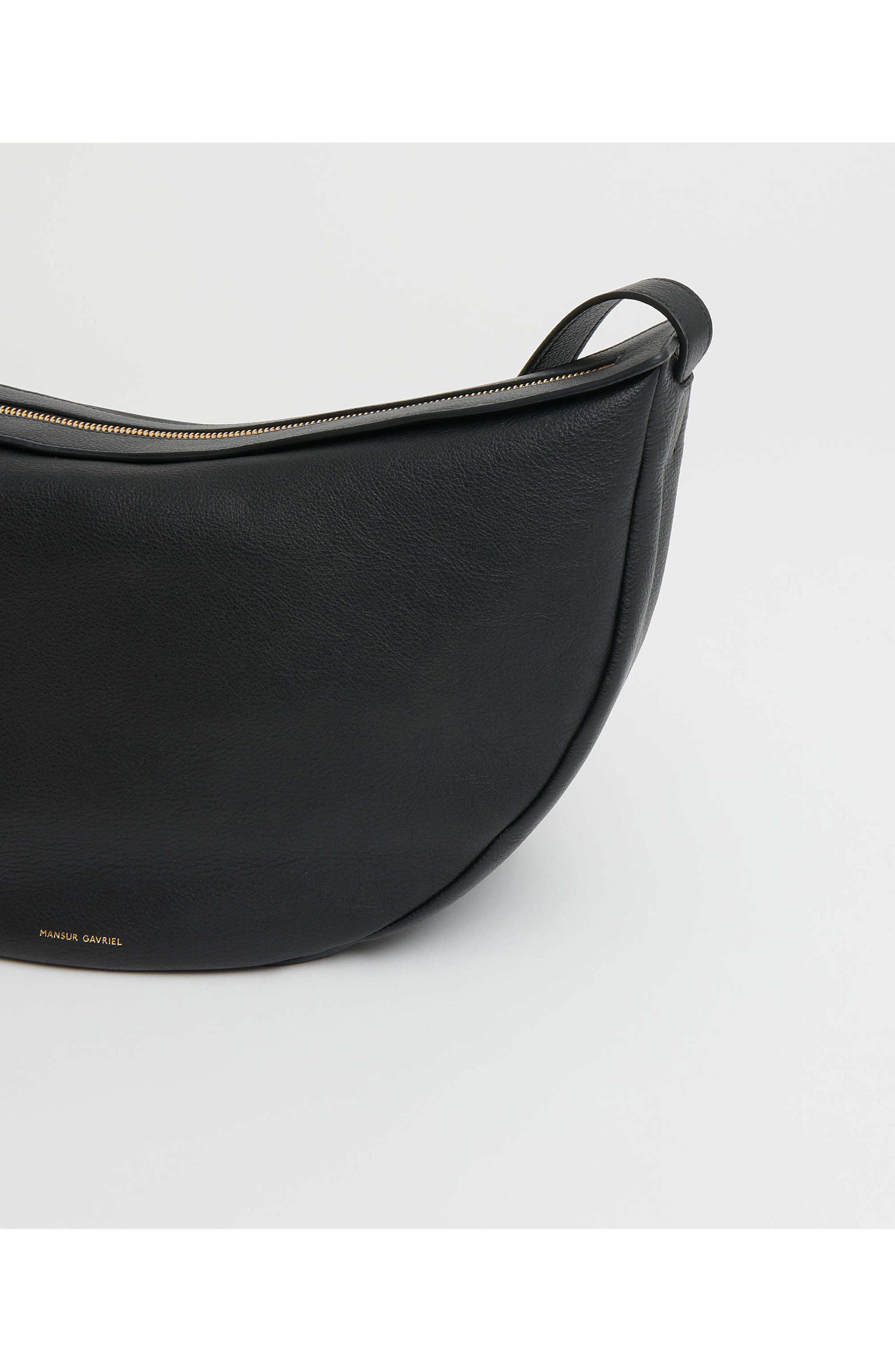 Mansur Gavriel Large Moon Leather Sling Bag, Alternate, color, 