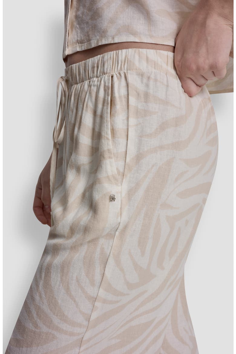 Relaxed Pants, Alternate, color, ZEBRA EGGNOG COMBO