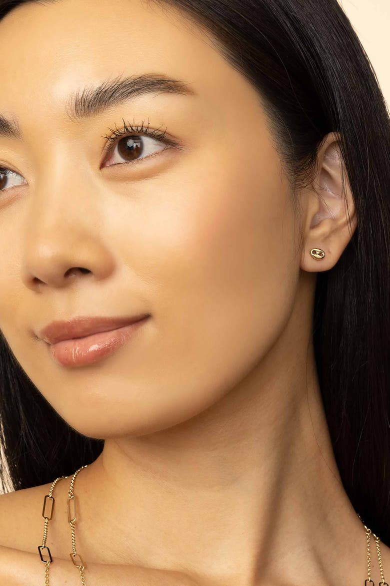 14K Yellow Gold Majestic Mariner Studs, Alternate, color, Yellow Gold