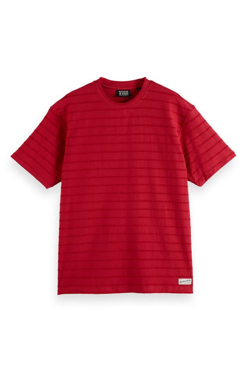 Scotch & Soda Relaxed Fit Striped Cotton T-shirt