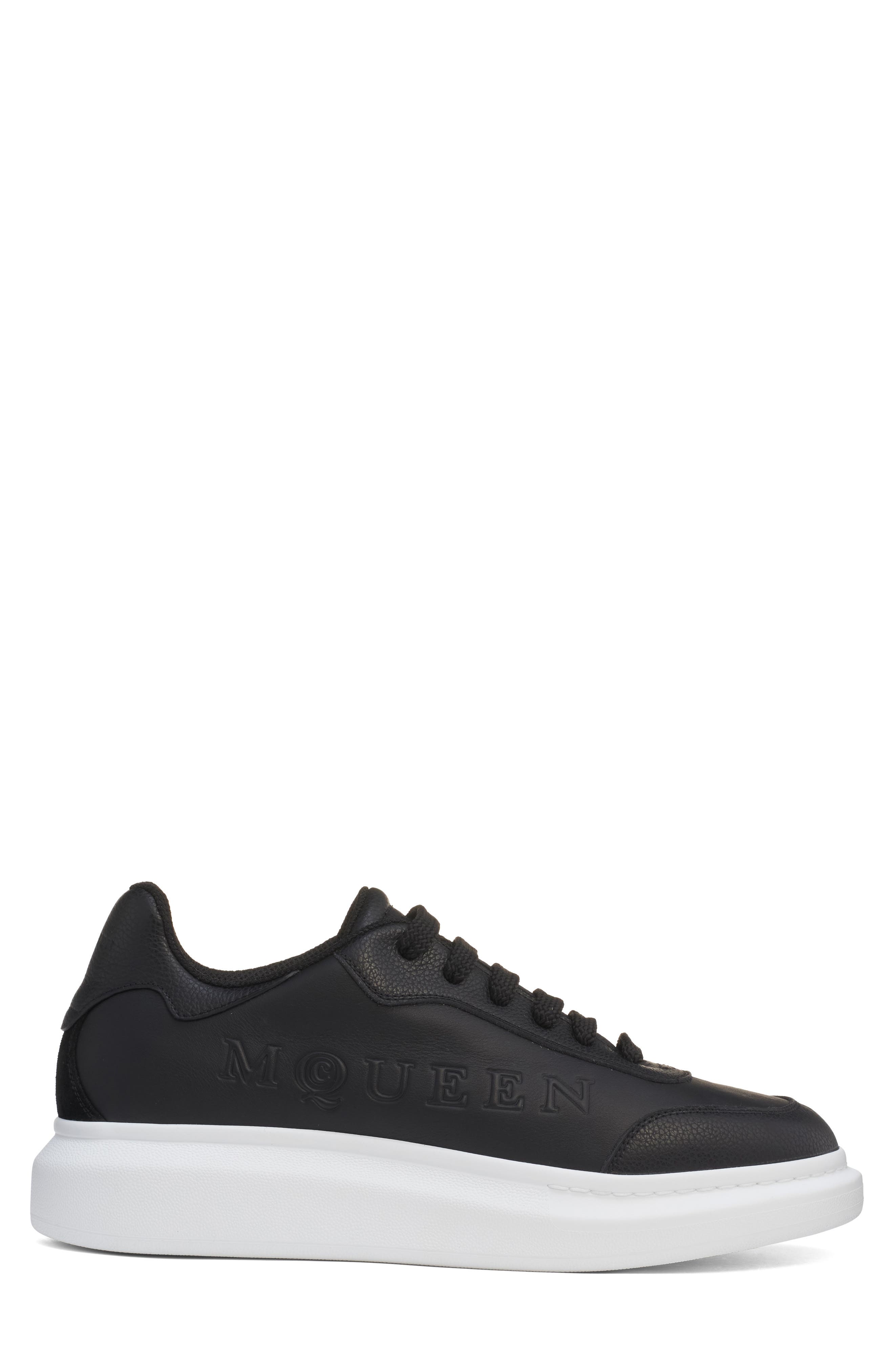 McQueen Oversize Sneaker, Alternate, color, Black/ Black/ Black