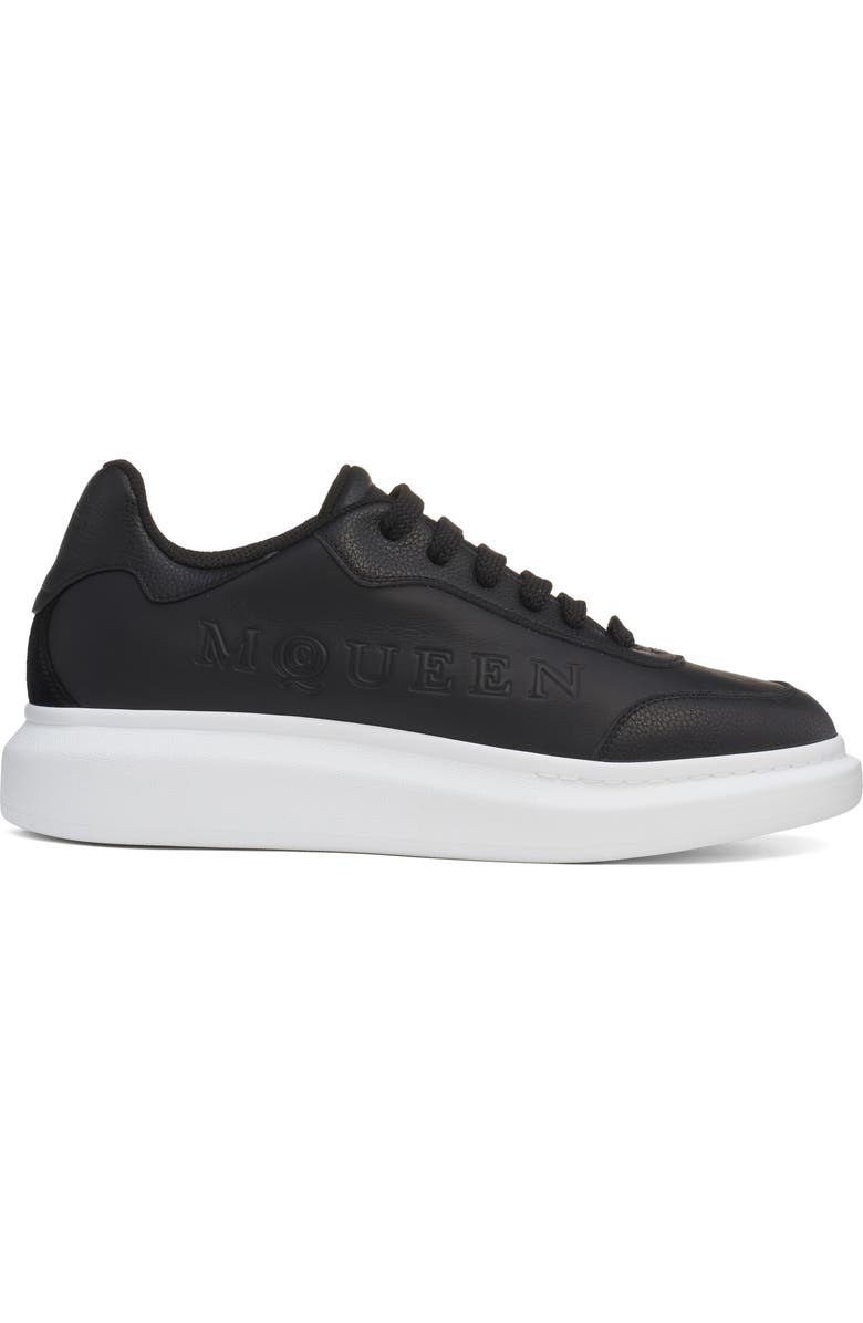 McQueen Oversize Sneaker, Alternate, color, Black/ Black/ Black