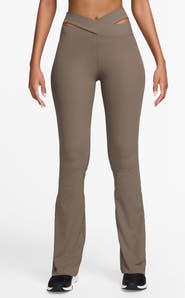 Nike Zenvy Dri-FIT Cutout High Waist Flare Rib Leggings