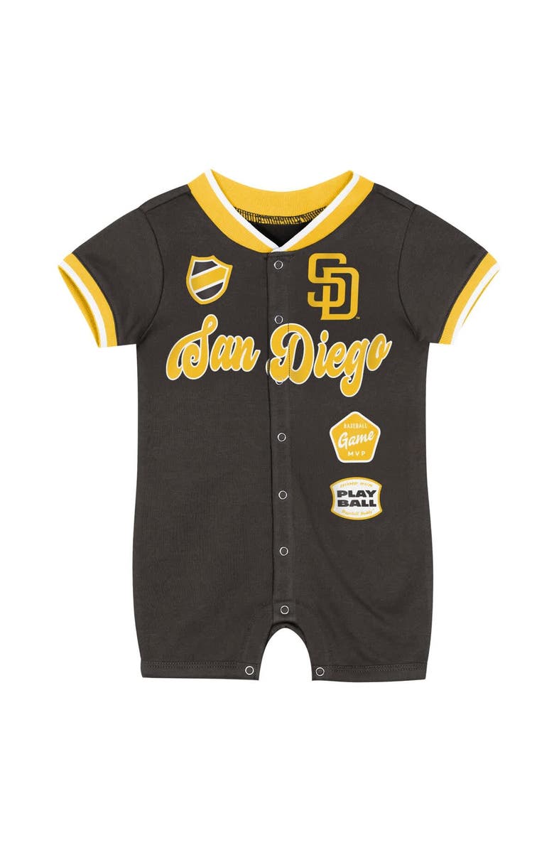 Outerstuff Infant Outerstuff Brown San Diego Padres Pinch Coverall, Alternate, color, Brown
