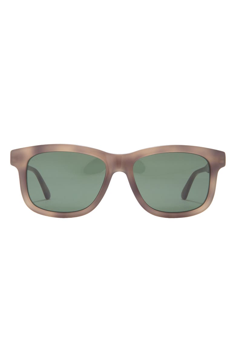 Gucci 55mm Rectangle Glasses, Main, color, Havana Havana Green