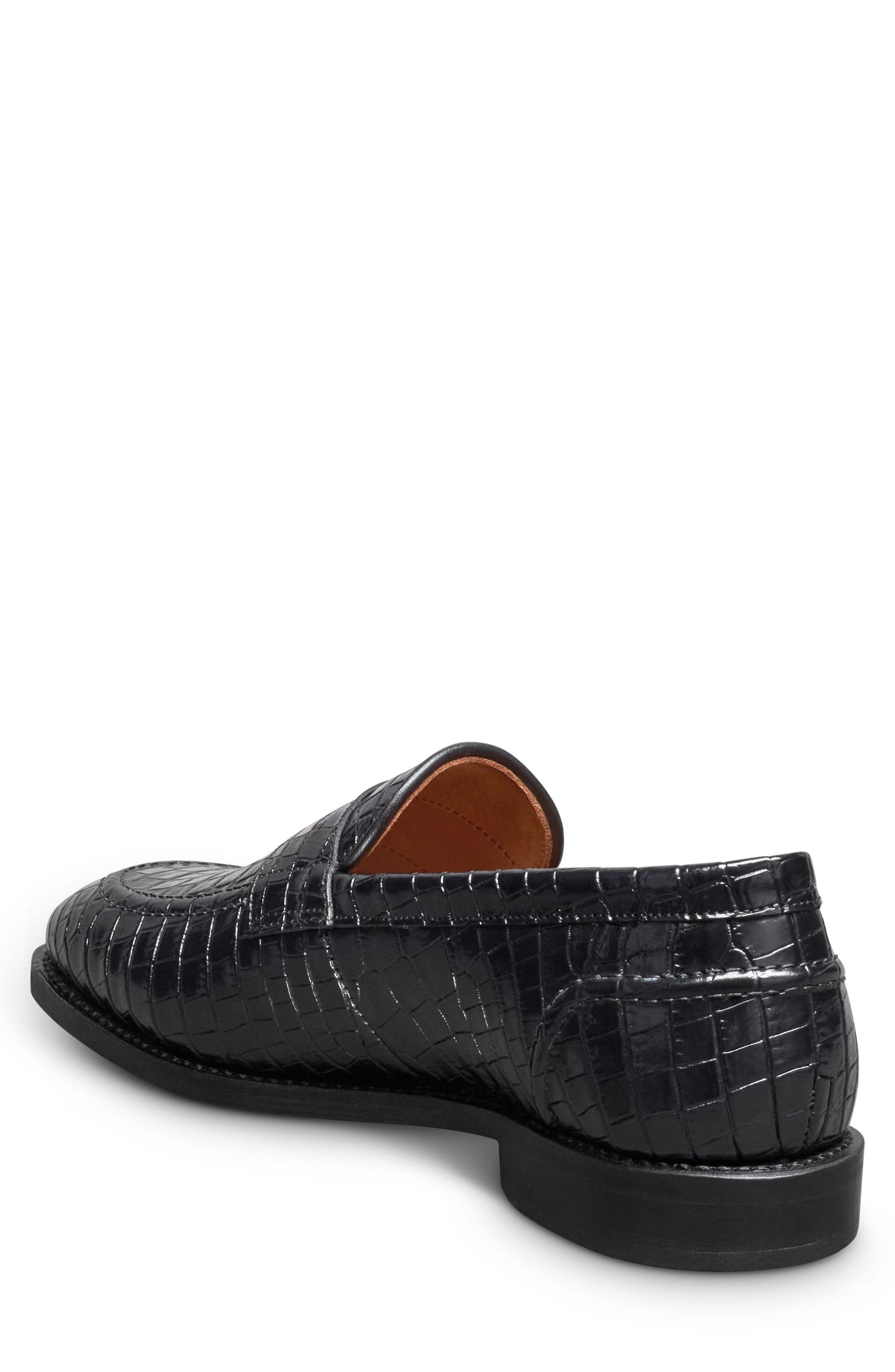 Allen Edmonds RANDOLPH2.0, Alternate, color, Black Croco Leather
