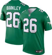 Nike Men's Nike Saquon Barkley Kelly Green Philadelphia Eagles Alternate Legend Jersey