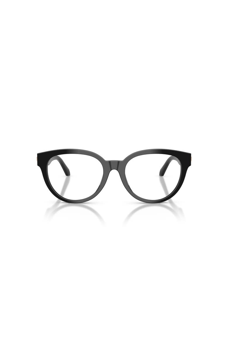 53mm Round optical glasses, Alternate, color, Black