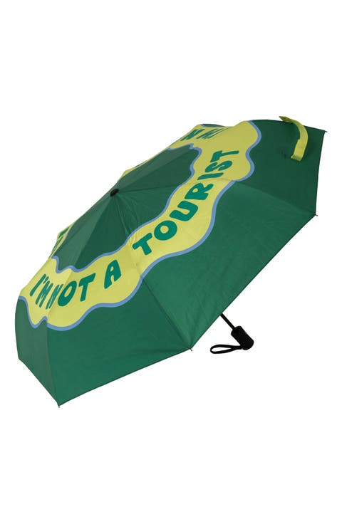 Not a Tourist Automatic Folding Compact Umbrella