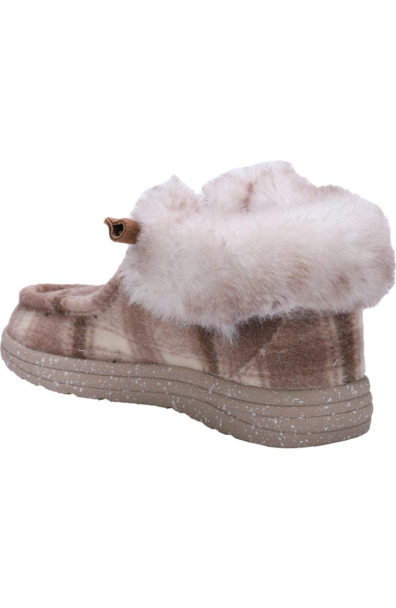 LAMO Cassidy Faux Fur Lined Boot, Alternate, color, Chestnut Plaid