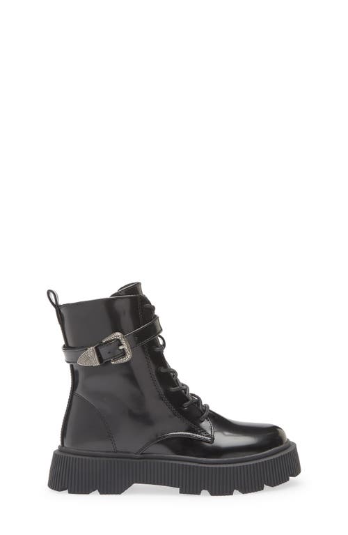Olivia Miller Kids' Little Dipper Combat Boot In Black