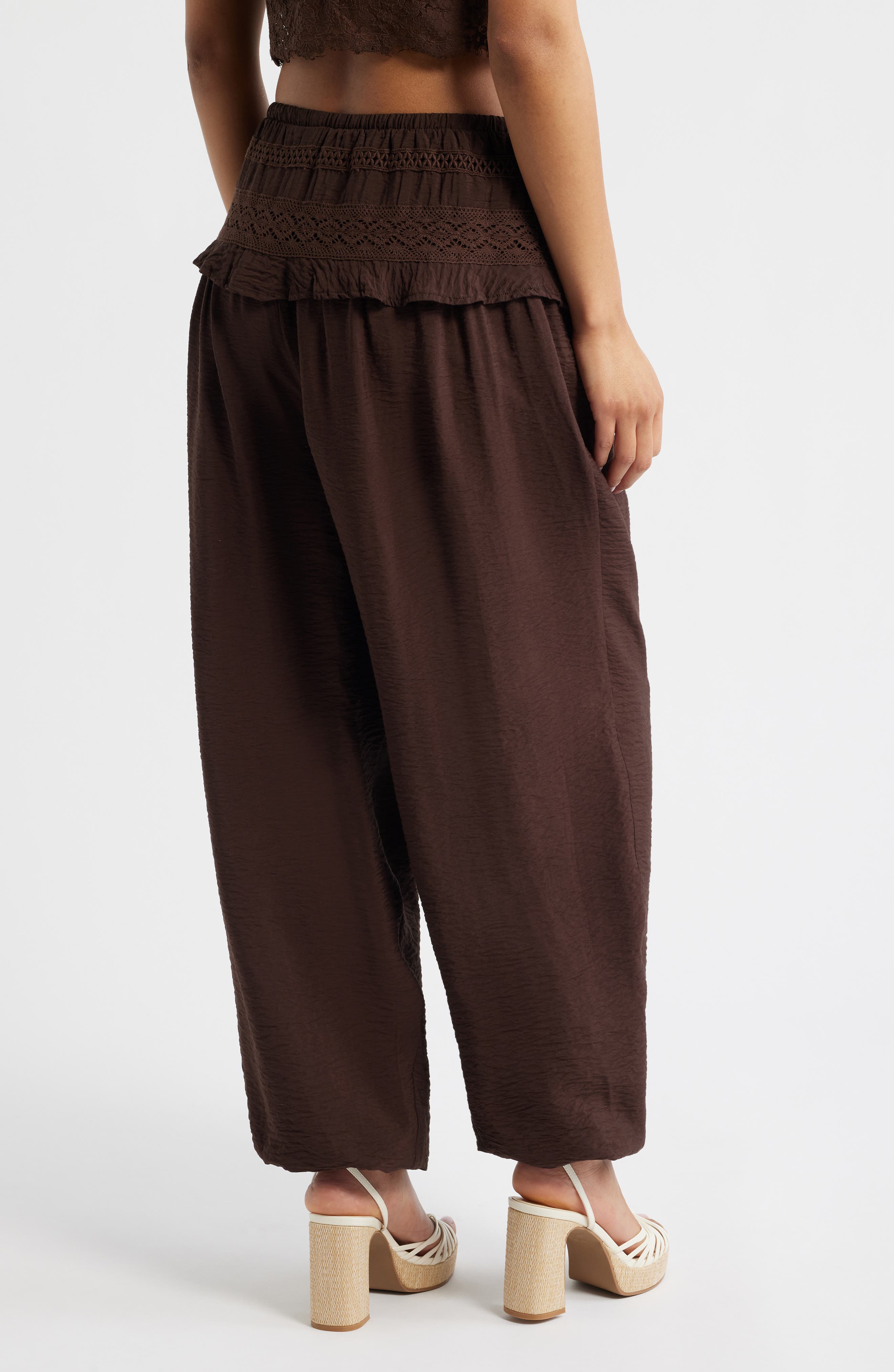 Lace Detail Joggers - image 4