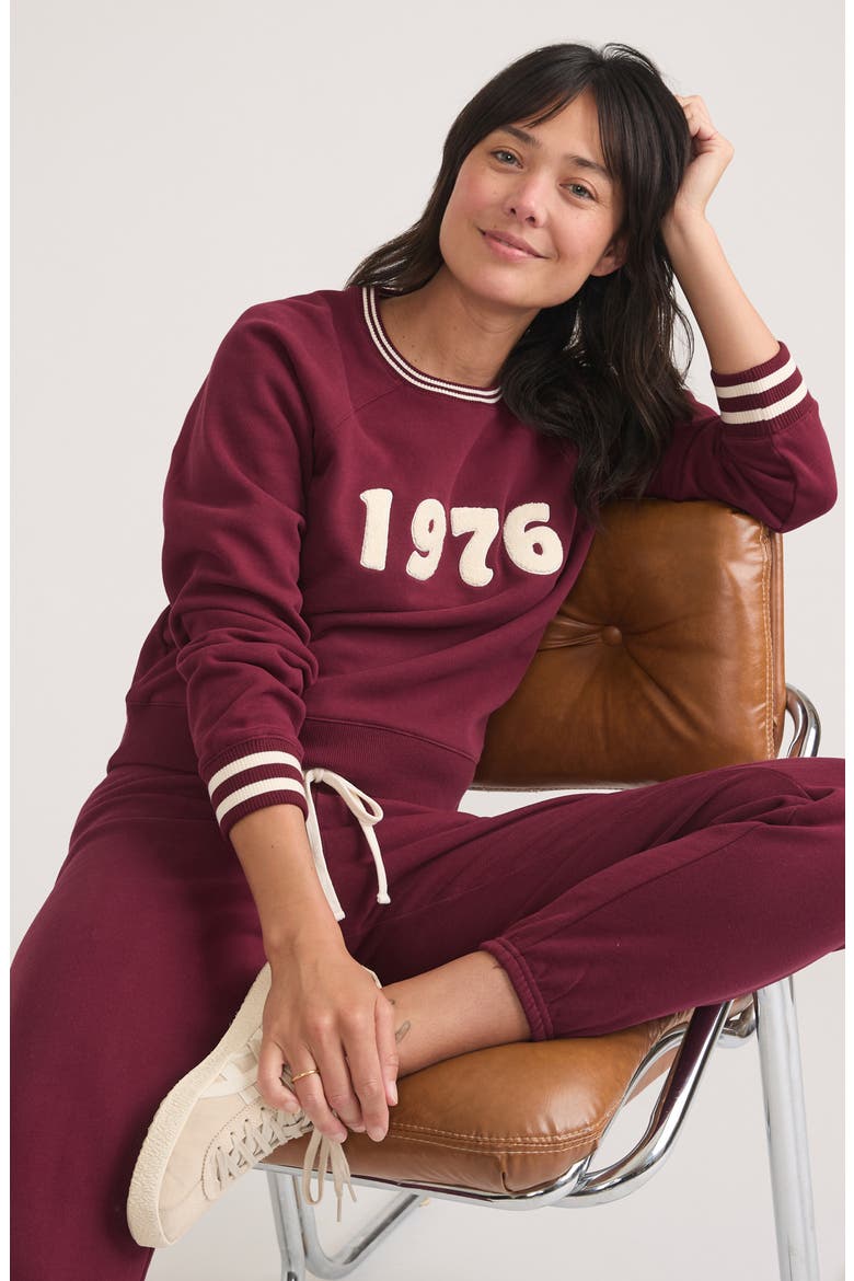 Anytime Sweatpants, Alternate, color, CRIMSON