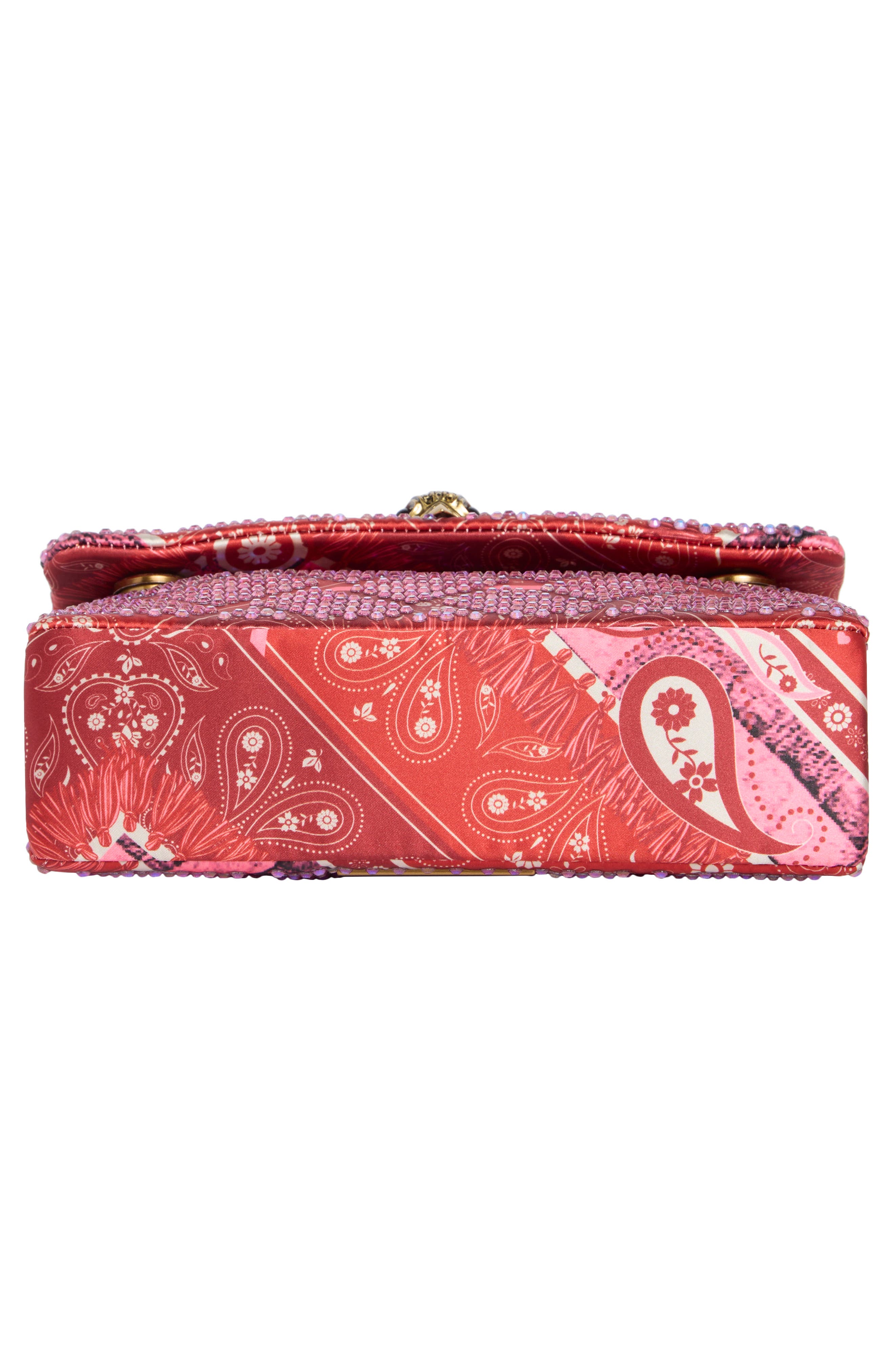 Kurt Geiger London Mini Kensington Crossbody Bag, Alternate, color, Red Comb