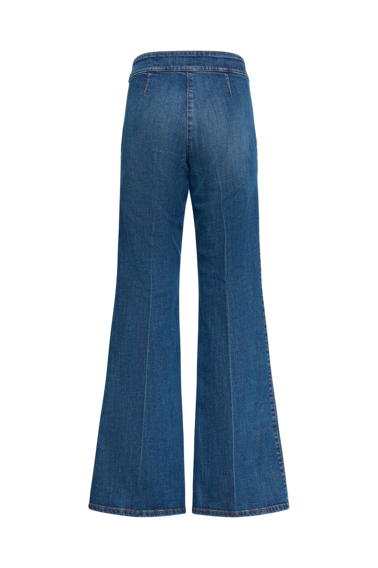 Sailor Jeans With Bootcut, Alternate, color, Blue