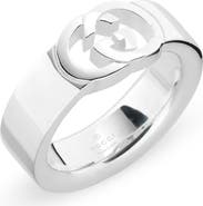Gucci Interlocking G Sterling Silver Ring | Nordstrom