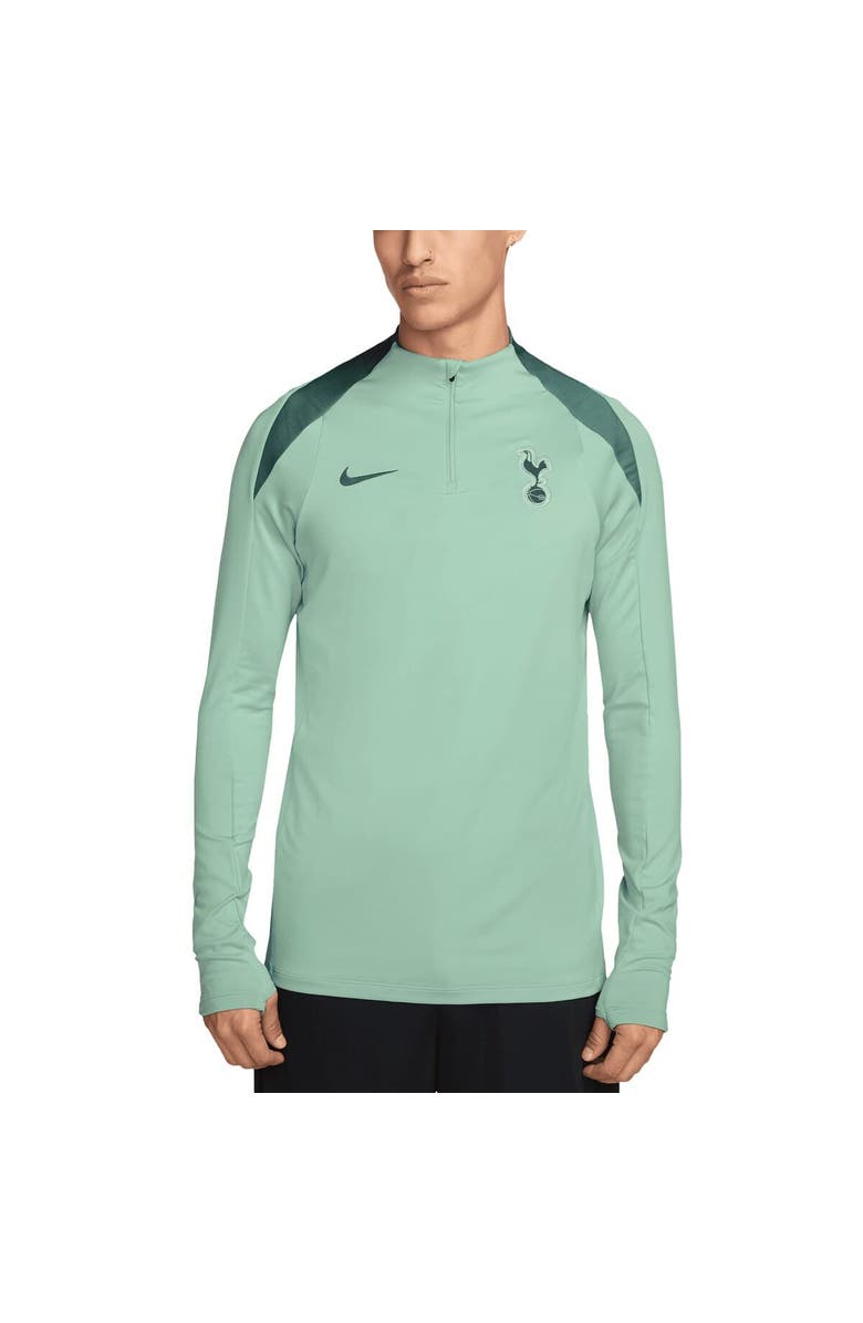 Nike Men's Nike Green Tottenham Hotspur 2024/25 Third Strike Drill Performance Quarter-Zip Pullover Top, Alternate, color, Green