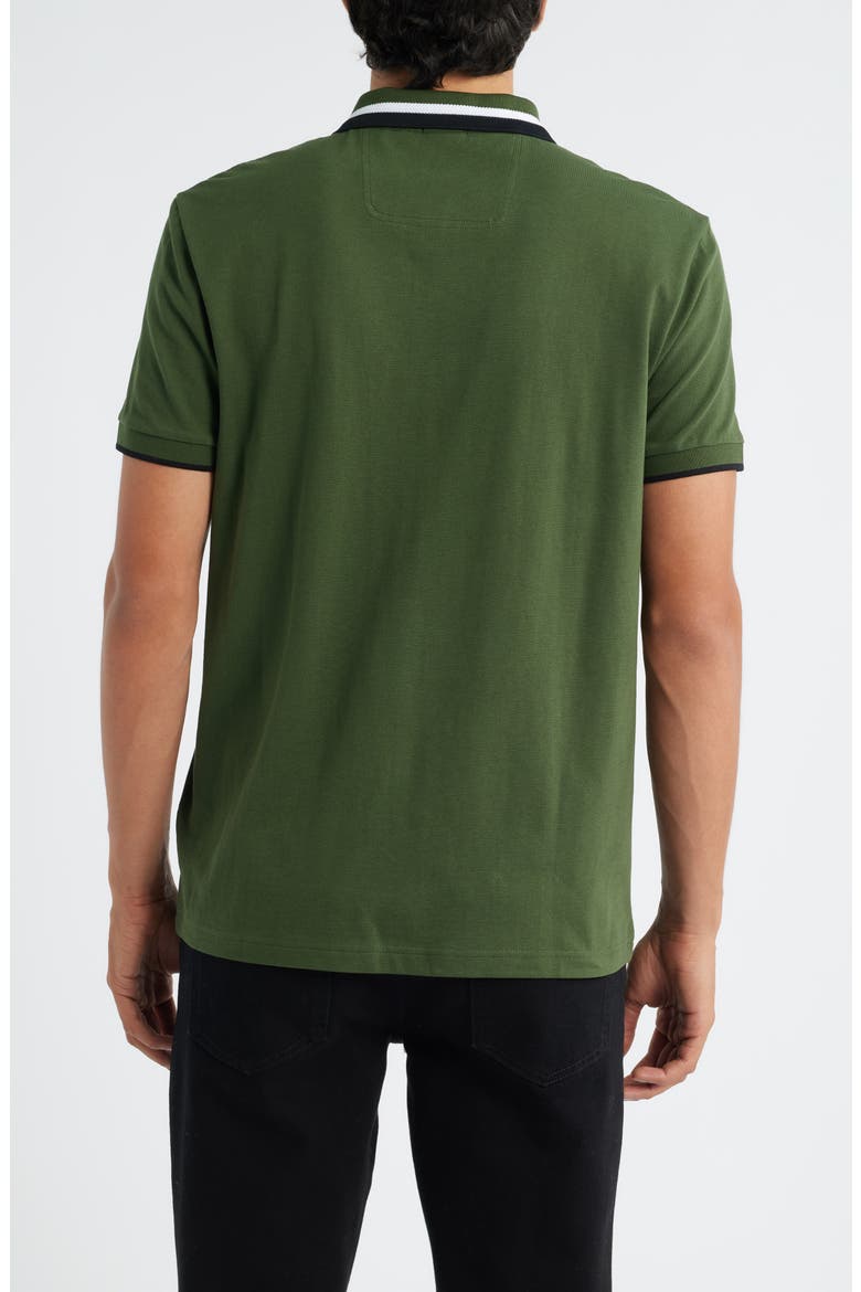 Paddy Tipped Cotton Polo, Alternate, color, OPEN GREEN