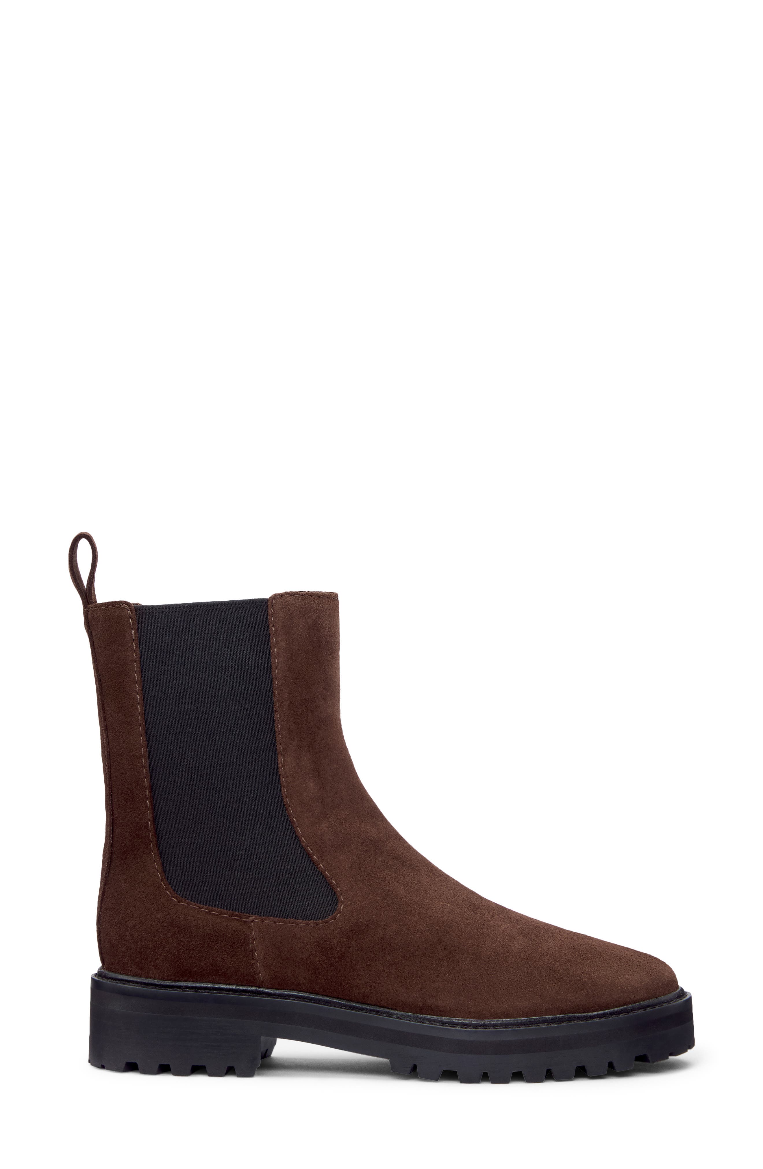 Katerina Lug Sole Chelsea Boot, Alternate, color, ESPRESSO SUEDE