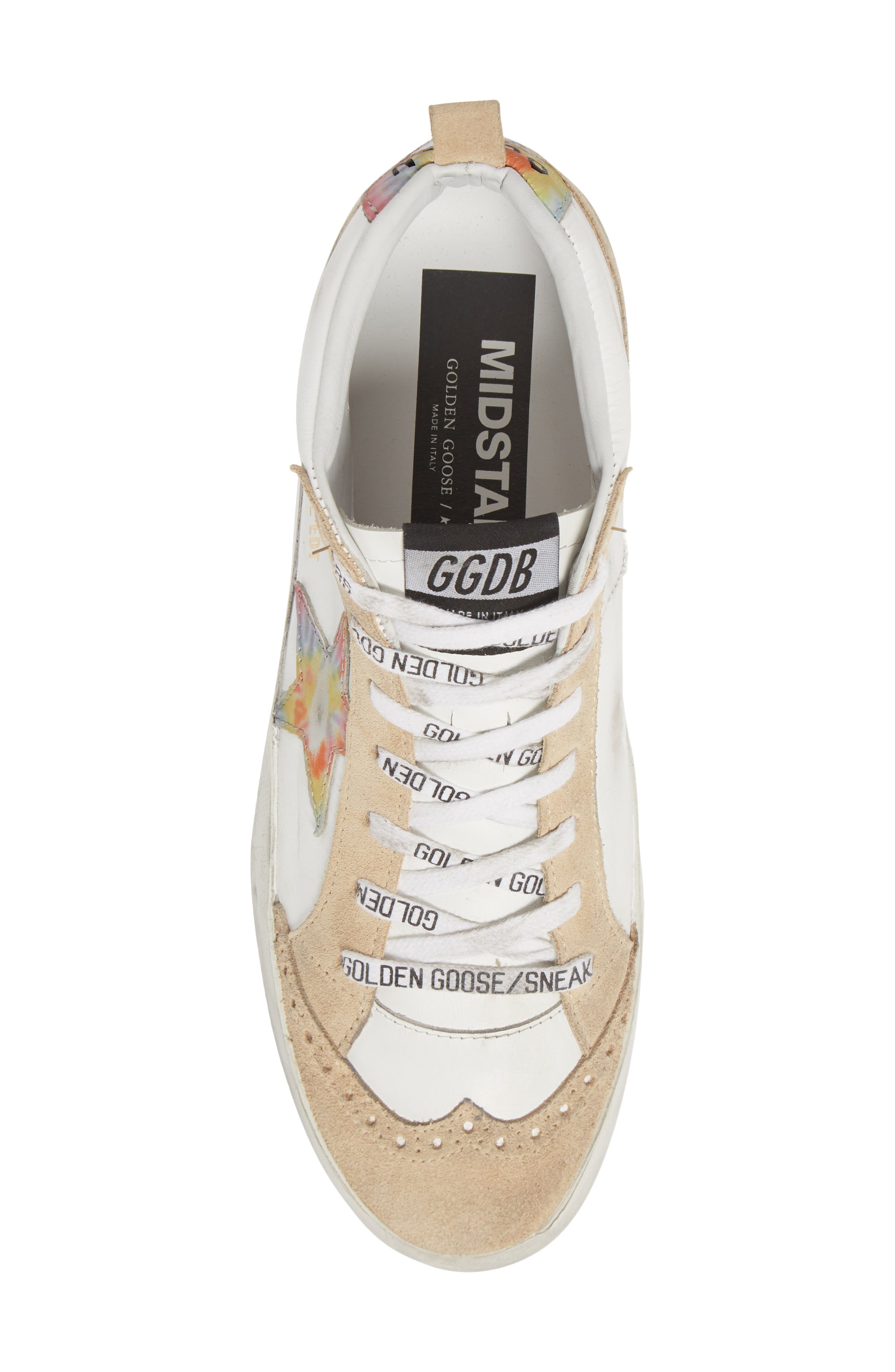 Golden Goose Mid Star Sneaker, Alternate, color, 