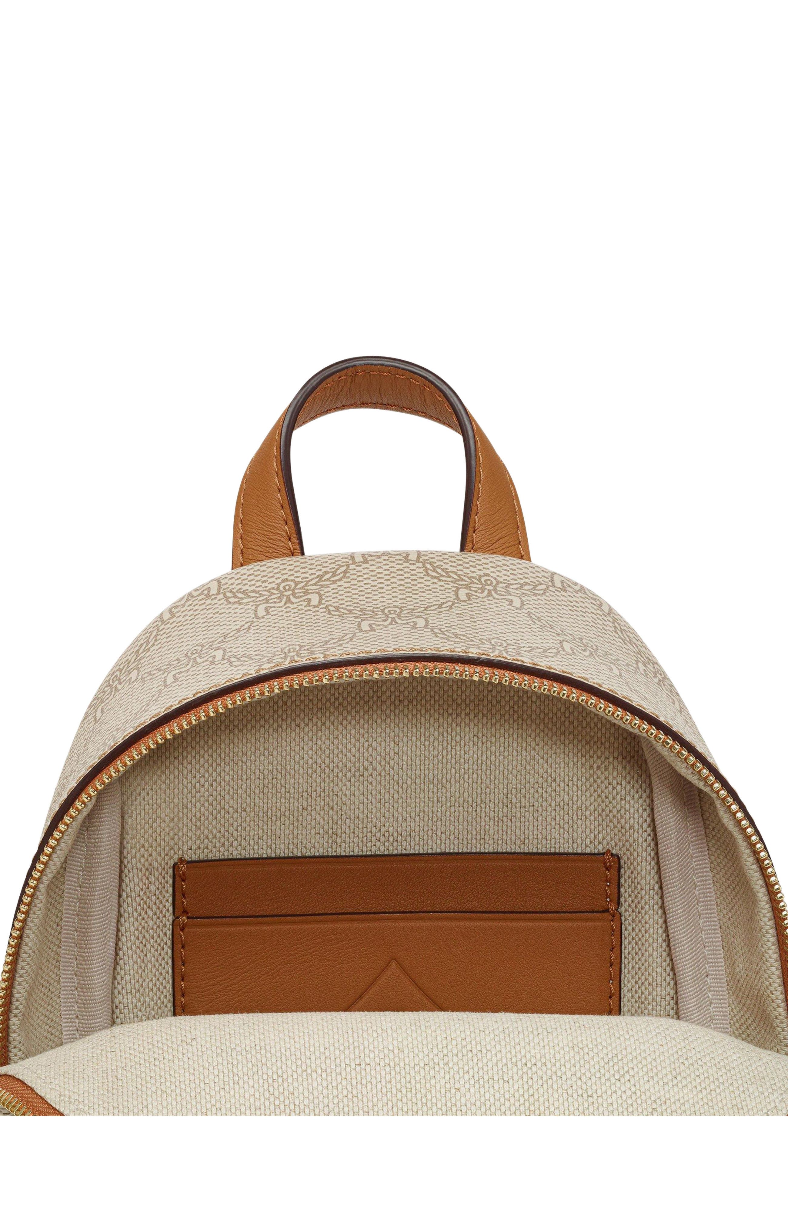 MCM Stark Bebe Boo Backpack in Lauretos, Alternate, color, 