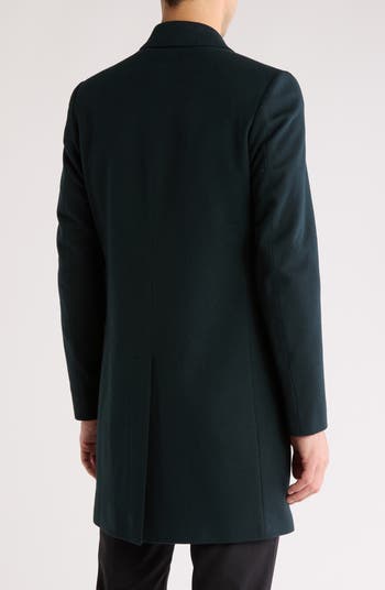 Paul Smith London Single Breasted Wool Blend Overcoat Paul Smith London Single Breasted Wool Blend Overcoat