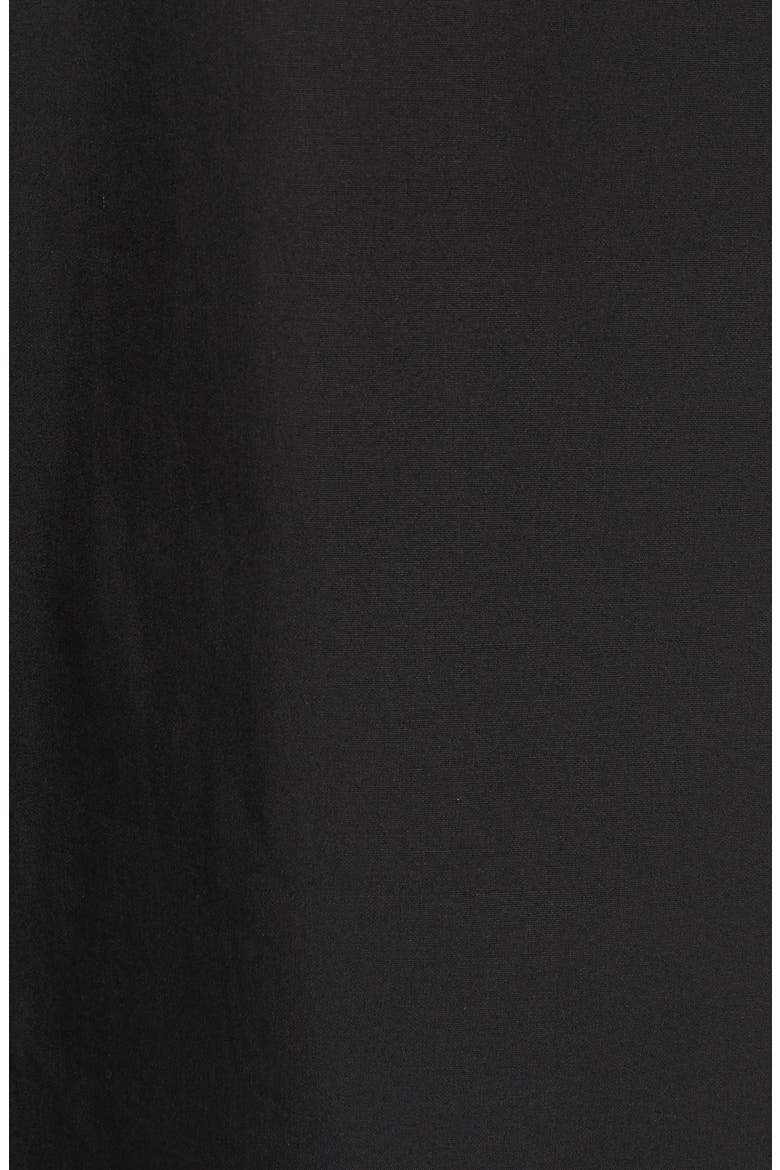 Tie Sleeve Poplin Blouse, Alternate, color, BLACK